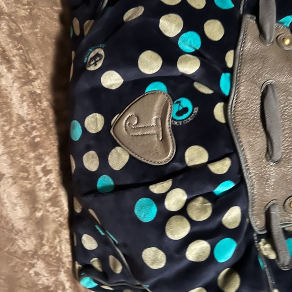 Juicy Couture Blue and Gray Shoulder Bag - Picture 2 of 4